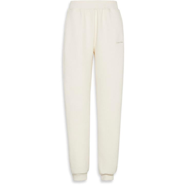 Calvin Klein Women's White Calvin Qultd Joggers Ld54 in Size 16, Sports Direct