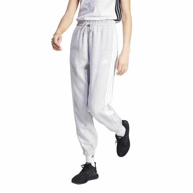 Grey - adidas - Essentials 3-Stripes Pants Slim Womens