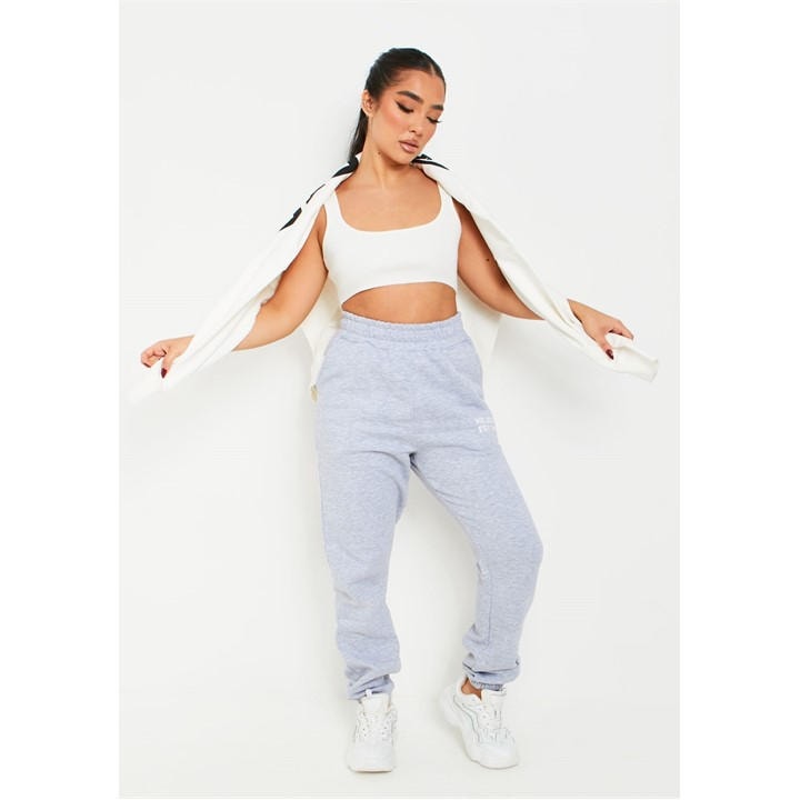 Missy Empire Women's Grey 90'S Cuffed Jogger in Size 8, Sports Direct