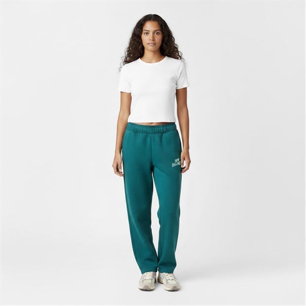 Navy - New Balance - Women's Open Hem Fleece Joggers