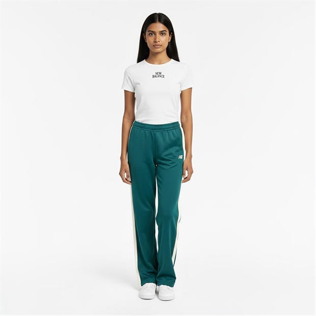 Green - New Balance - Women's Open Hem Fleece Joggers