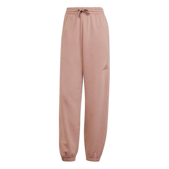 Adidas Women' Pink Closed Hem Fleece Joggers in Size S, Sports Direct
