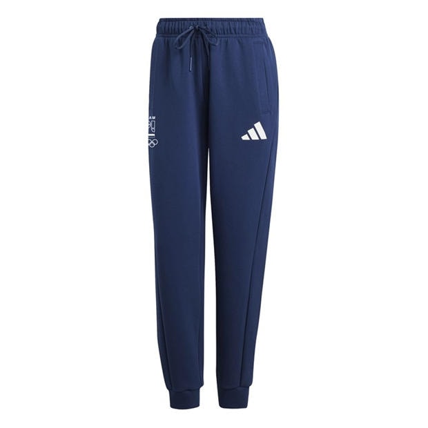 Collegiate Navy - adidas - Women's Poland Performance Fleece Tracksuit Bottom
