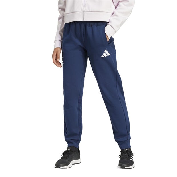 Collegiate Navy - adidas - Women's Poland Performance Fleece Tracksuit Bottom