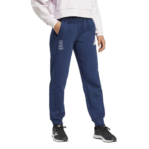 Collegiate Navy - adidas - Women's Poland Performance Fleece Tracksuit Bottom