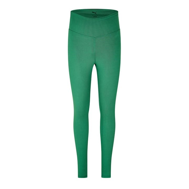 Puma Women's Green W Train Hw Fl Tight Legging in Size 14, Sports Direct