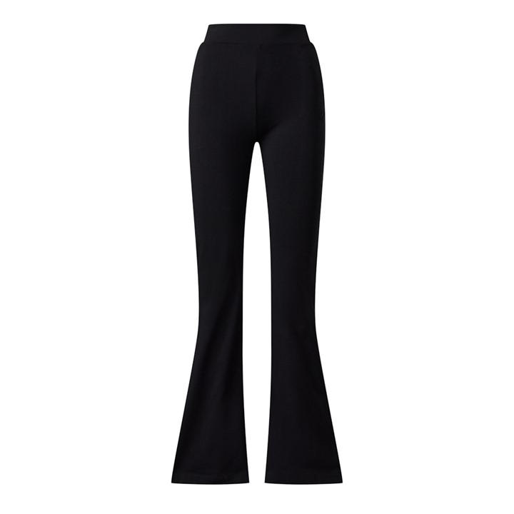 Gym King Women's Black Victory Cotton Jersey Flared Legging in Size 14, Sports Direct