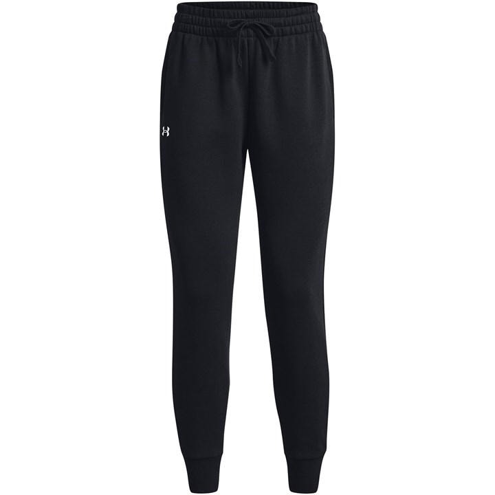 Under Armour Women's Black Ua Rival Fleece Joggers in Size 14, Sports Direct