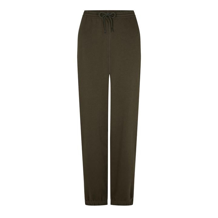 Reebok Women's Green Closed Hem Fleece Joggers in Size 4, Sports Direct