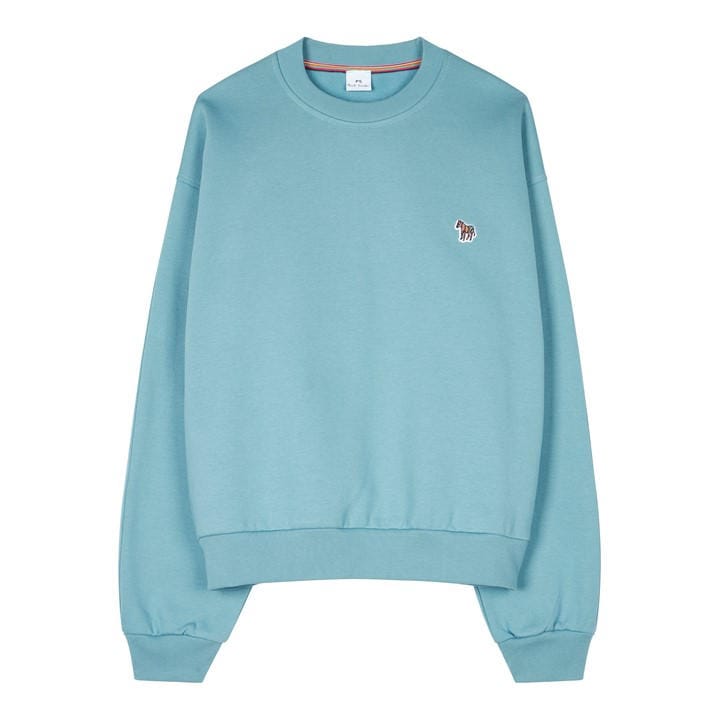 Ps Paul Smith Women's Blue Zebra Logo Sweatshirt in Size 12, Sports Direct
