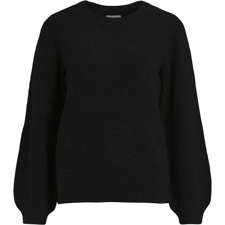 Object Women's Black Long Sleeve Pullover Jumper in Size 8, Sports Direct