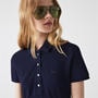 NAVY BLUE - Lacoste - Slim Fit Stretch Piqué Polo Dress