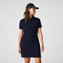 NAVY BLUE - Lacoste - Slim Fit Stretch Piqué Polo Dress