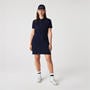 NAVY BLUE - Lacoste - Slim Fit Stretch Piqué Polo Dress