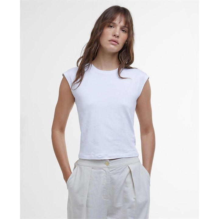 International  Women's  Priya Slim Fit T-Shirt, Football by Barbour  in Size 16, Sports Direct
