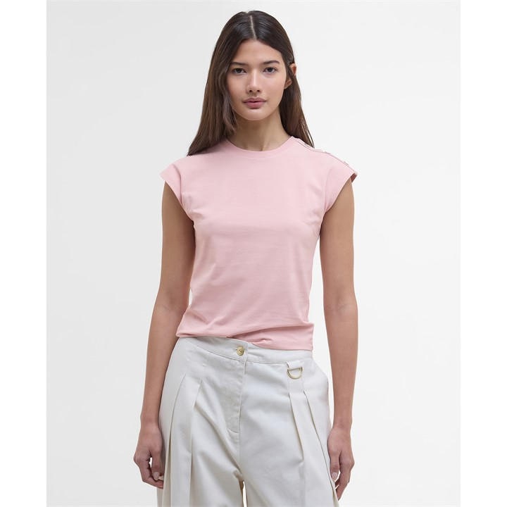International  Women's  Priya Slim Fit T-Shirt, Football by Barbour  in Size 16, Sports Direct