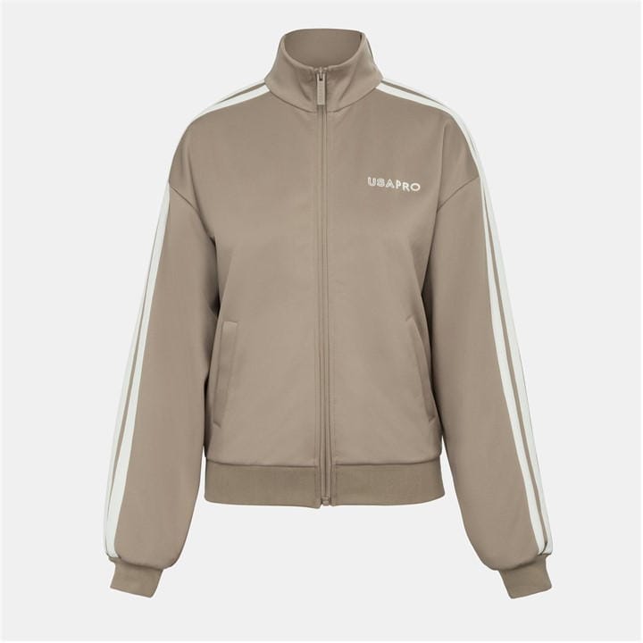 Usa Pro Women's Brown Usa Track Top in Size 12, Sports Direct