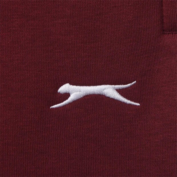 Burgundy - Slazenger - Closed Hem Fleece Pants Womens