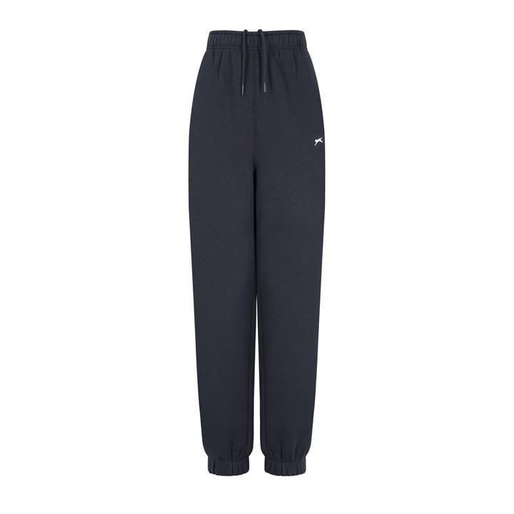 Slazenger Women's Blue Closed Hem Fleece Pants in Size 6, Sports Direct