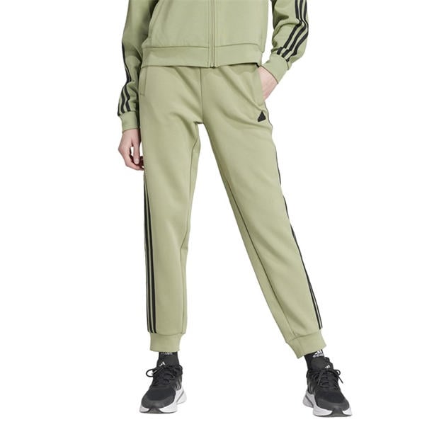 Tent Green - adidas - Future Icons 3-Stripes Regular Joggers Womens