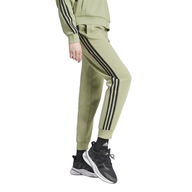 Tent Green - adidas - Future Icons 3-Stripes Regular Joggers Womens