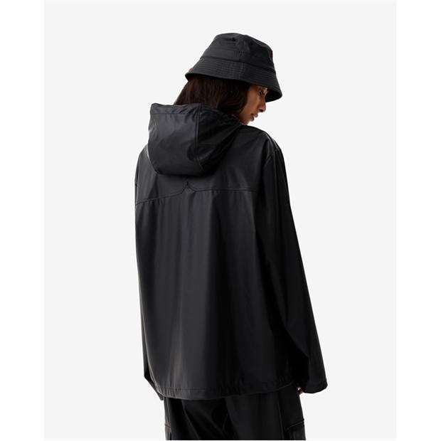 Black - Hunter - Women's Izzy Short Weather-Resistant Rain Anorak