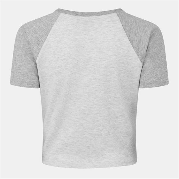 Grey Marl - Jack Wills - Women's JW Pop Graphic Oversized T-Shirt