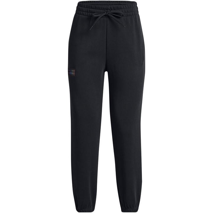 Under Armour Women's Black Heavyweight Terry Closed Hem Fleece Jogger in Size 10, Sports Direct