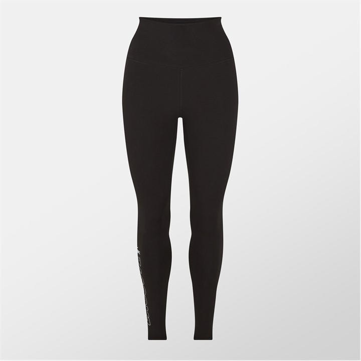 Lacoste Women's Black Logo Leggings in Size 12, Sports Direct