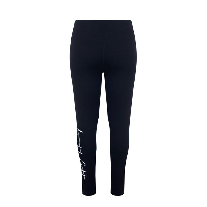 Miso Women's Black Large Logo Leggings in Size 16, Sports Direct