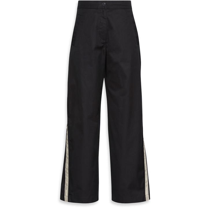 Calvin Klein Jeans Women's Black Wide Leg Trousers in Size 8, Sports Direct