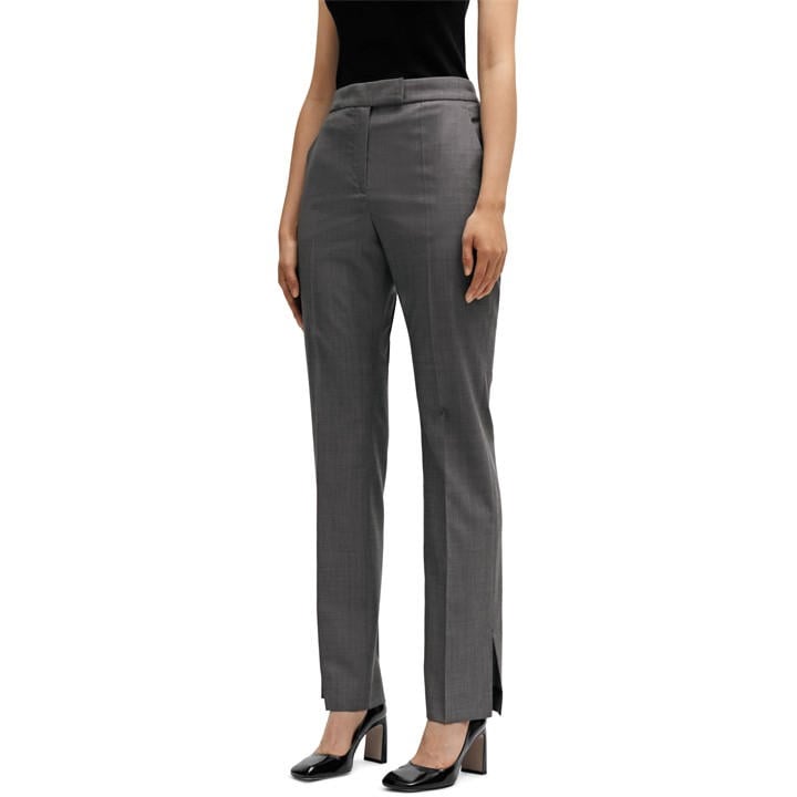 Boss Women's  Teana Slim Fit Trousers in Size 4, Sports Direct