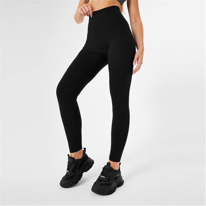Miso Women's Black High Waist Leggings in Size 6, Sports Direct
