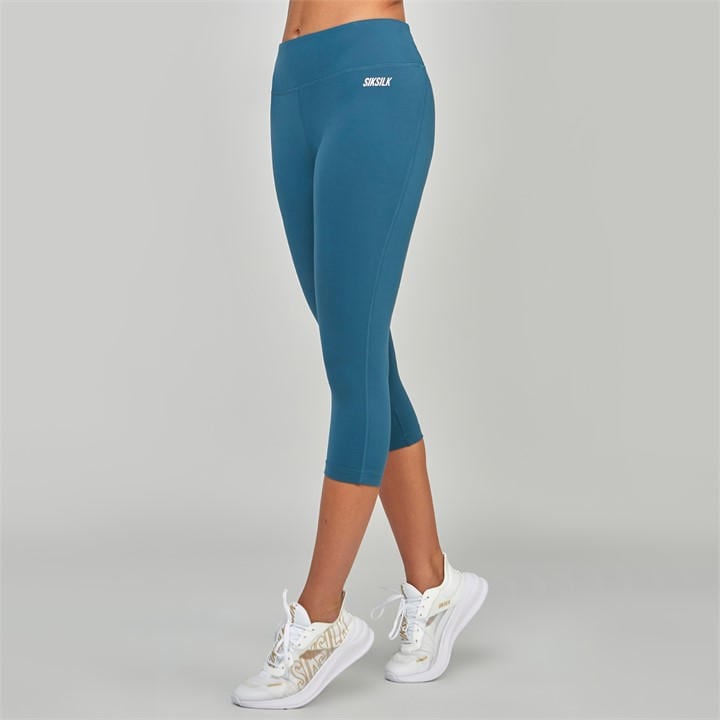 Siksilk Women's Blue Leggings in Size 6, Sports Direct