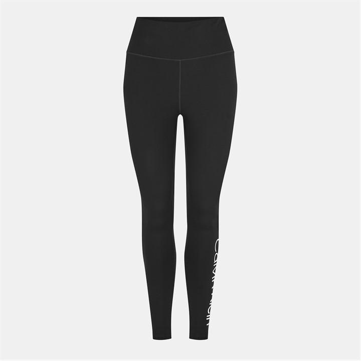 Calvin Klein Women's Black Ckp Icon High Rise Leggings in Size 8, Sports Direct