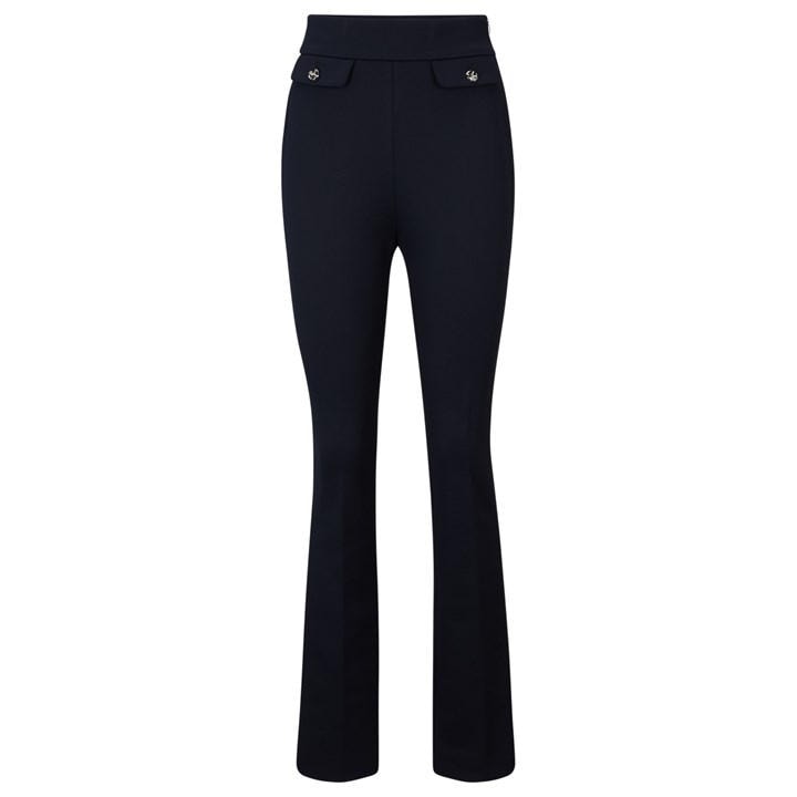 Boss Women's Blue Tubeka Slim Fit Trousers in Size 6, Sports Direct