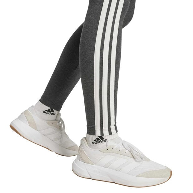 Dark Grey - adidas - Essentials 3 Stripe Leggings Womens