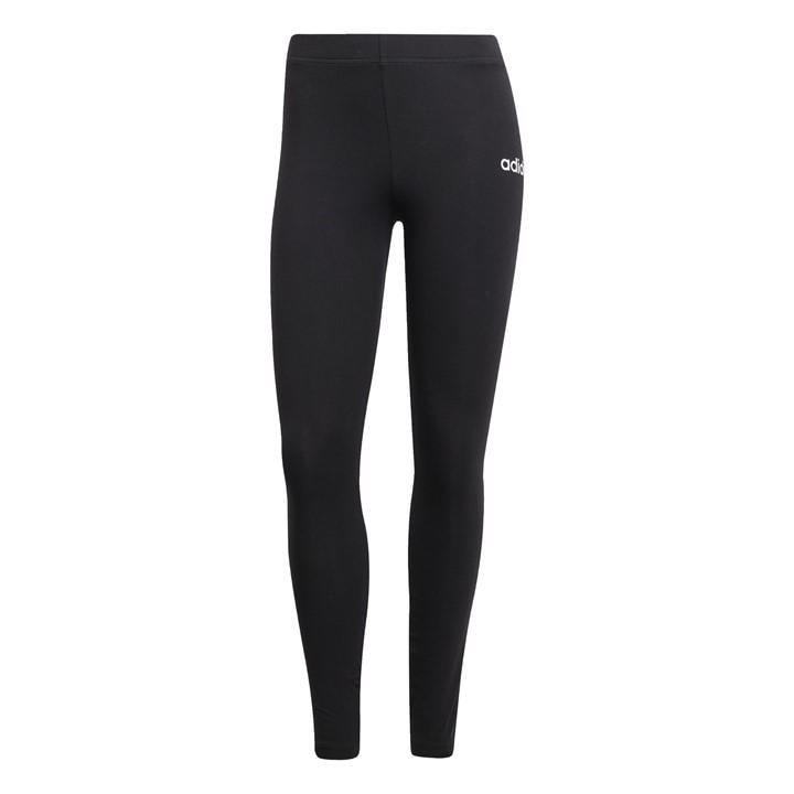 Adidas Women's Black Essentials 3 Stripe Leggings in Size XS, Sports Direct