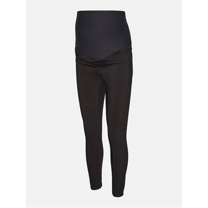 Mamalicious Women's Black Maternity Slim Jeggings in Size 8, Sports Direct