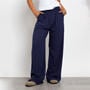 NAVY - Daisy Street - Womens Mid Rise Wide Leg Joggers