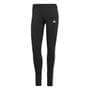 Black/White - adidas - Loungewear Essentials Three Stripes Womens Leggings