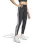 Black/White - adidas - Loungewear Essentials Three Stripes Womens Leggings