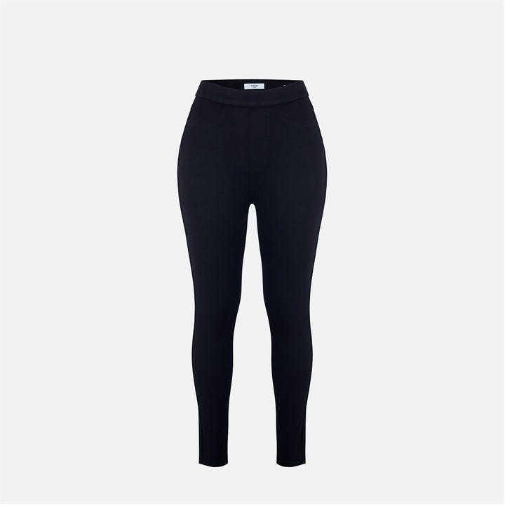 Firetrap Women's Black Jegging Cotton Mid Rise Full Length Leggings in Size 10, Sports Direct