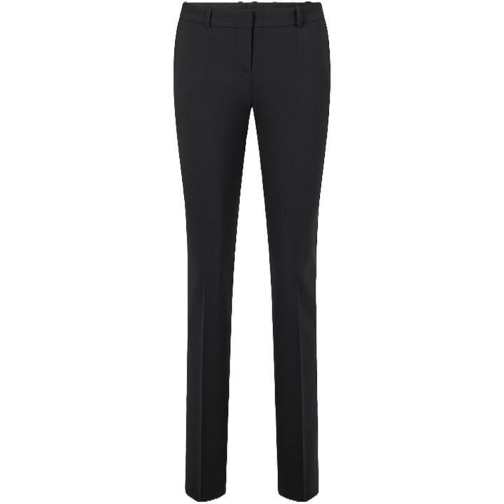 Boss Women's Black Tamea Slim Fit Trousers in Size 16, Sports Direct