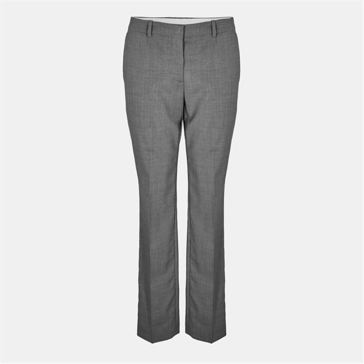 Boss Women's Silver Tameah Slim Fit Trousers in Size 16, Sports Direct