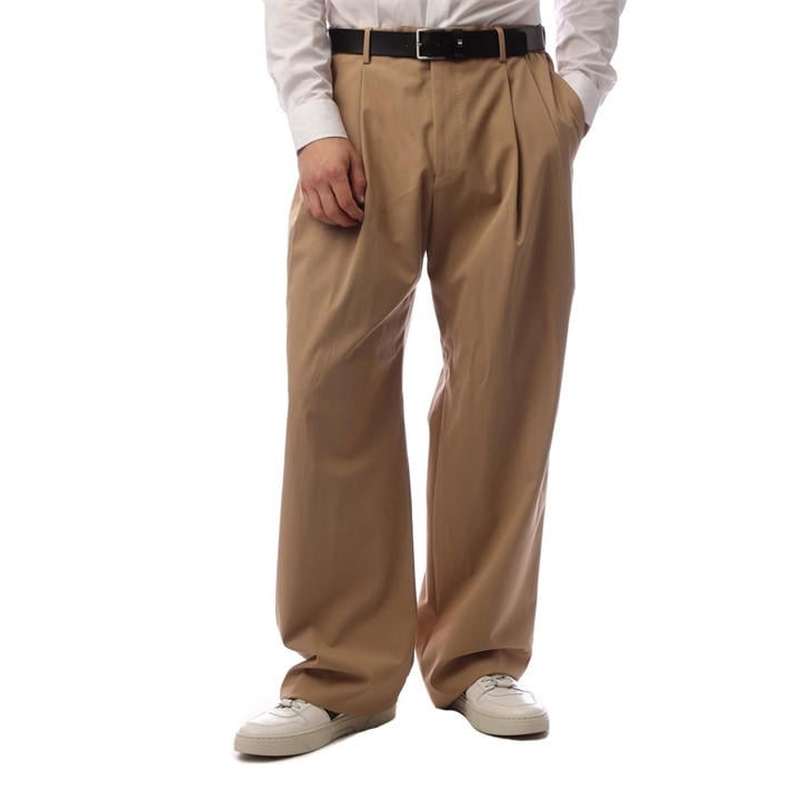 Boss Women's Beige Karliea Slim Fit Trouser in Size 12, Sports Direct