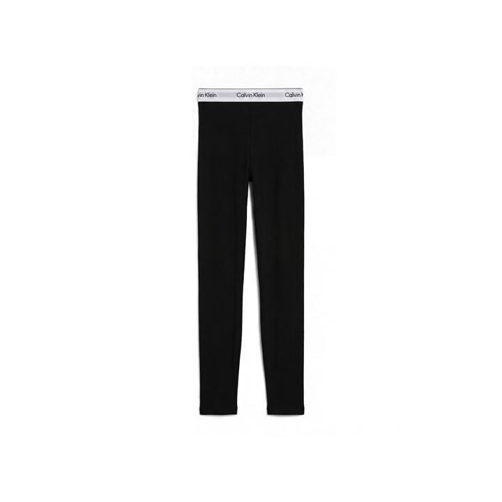 Calvin Klein Women's Black Calvin Rib High-Waisted Skinny-Fit Leggings in Size 8, Sports Direct