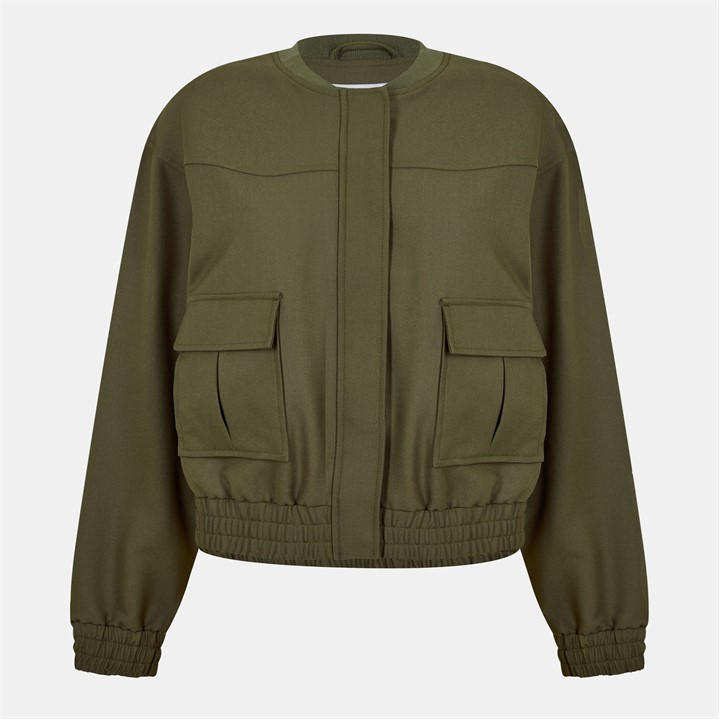 Jack Wills Women's Black Bomber Jacket in Size 8, Sports Direct