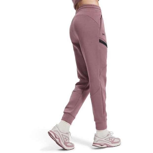 Brown - Under Armour - Women's Unstoppable Closed Hem Fleece Jogger