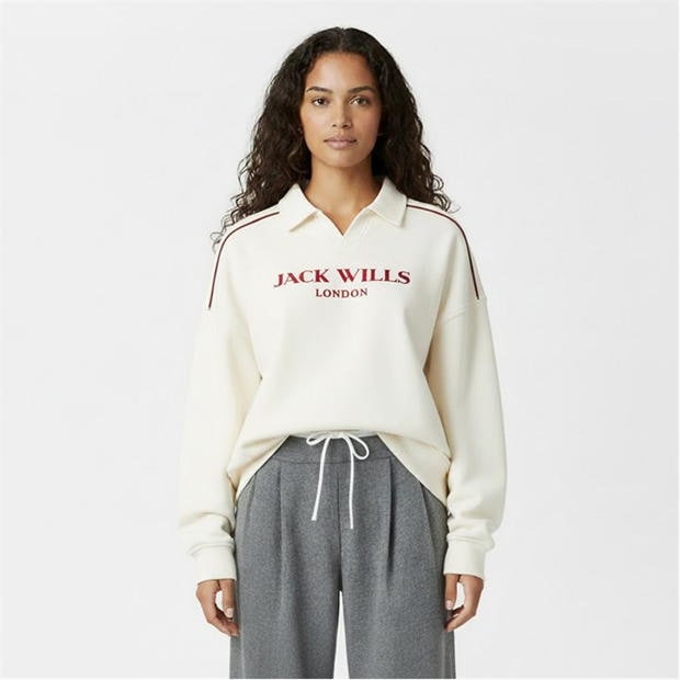 Vintage White - Jack Wills - Women's JW Vintage Crew Sweatshirt
